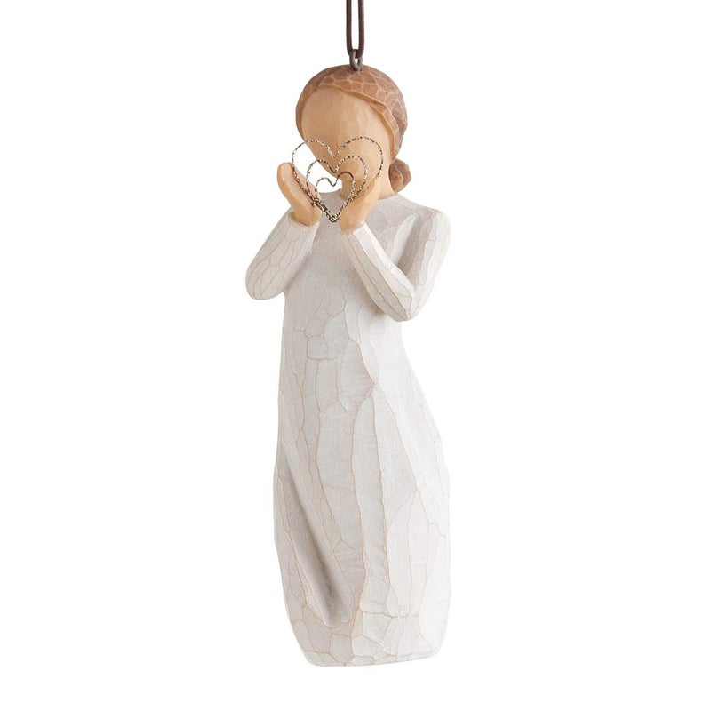 Willow Tree Lots of Love Ornament, Sculpted Hand-Painted Figure - Image 1